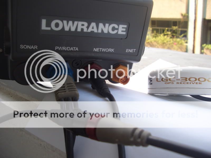 Lowrance LGC 3000 GPS Antenna Unit Red Connector